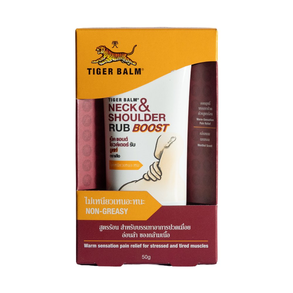 Tiger Balm Neck & Shoulder Rub Boost balzamas kaklui ir pečiams